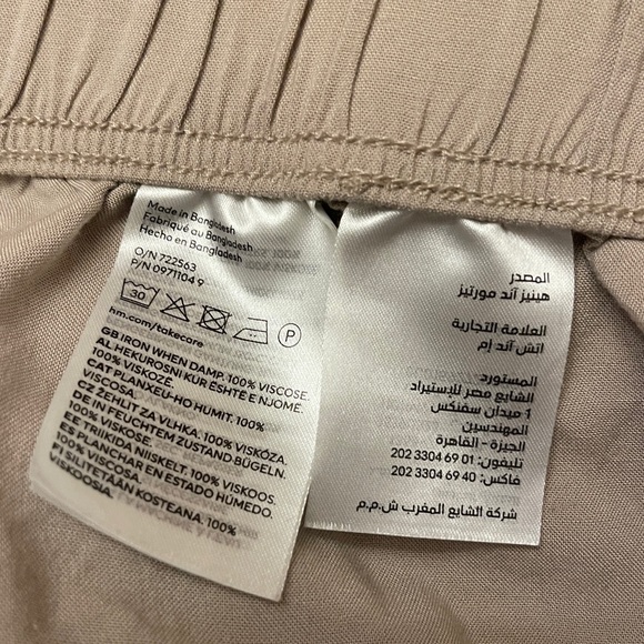 H&M pull up wide leg pants size Medium - Picture 6 of 7